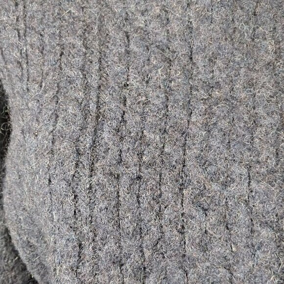 Rue Saint-Patrick Size XL Navy Blue 100% Wool Long Sleeve Crew Neck Sweater - Picture 3 of 11